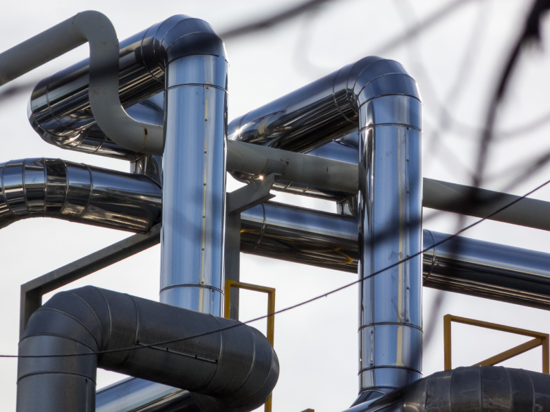 Industrial gas pipelines
