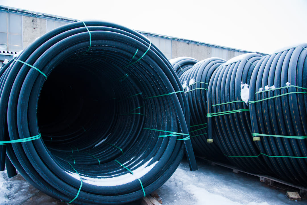HDPE DR 19 pipes used in municipal water infrastructure