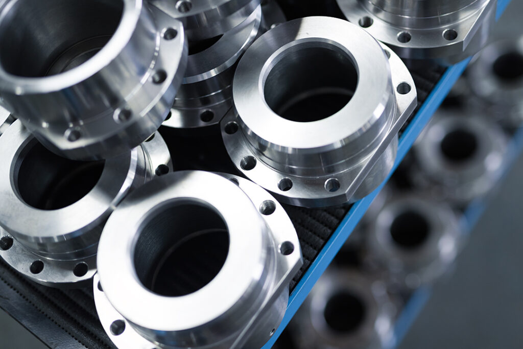 industrial background from metal parts produced Coastal Resources Group