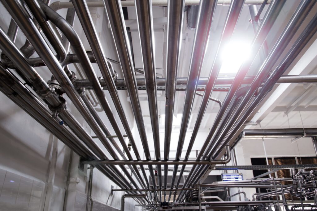 industrial stainless steel pipework metal pipes Coastal Resources Group