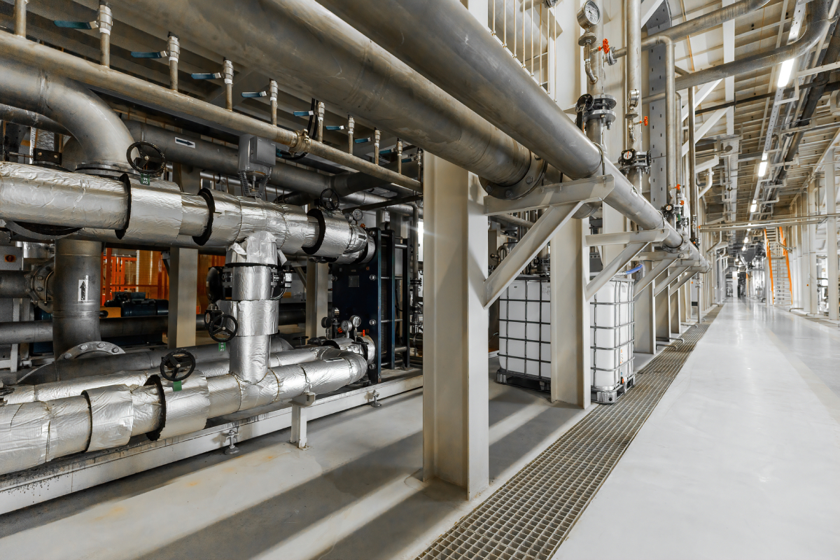 b8 bolts for hdpe pipes for the chemical industry
