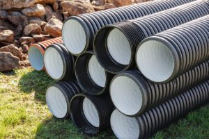 pile of polyethylene drainage pipes 2023 11 27 05 04 17 utc Coastal Resources Group
