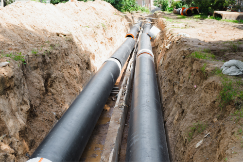 plumping repair installation of new street water