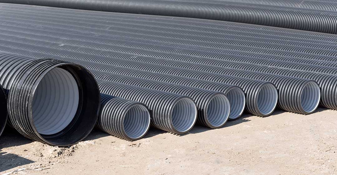 HDPE DR 19 pipes used in agricultural irrigation systems