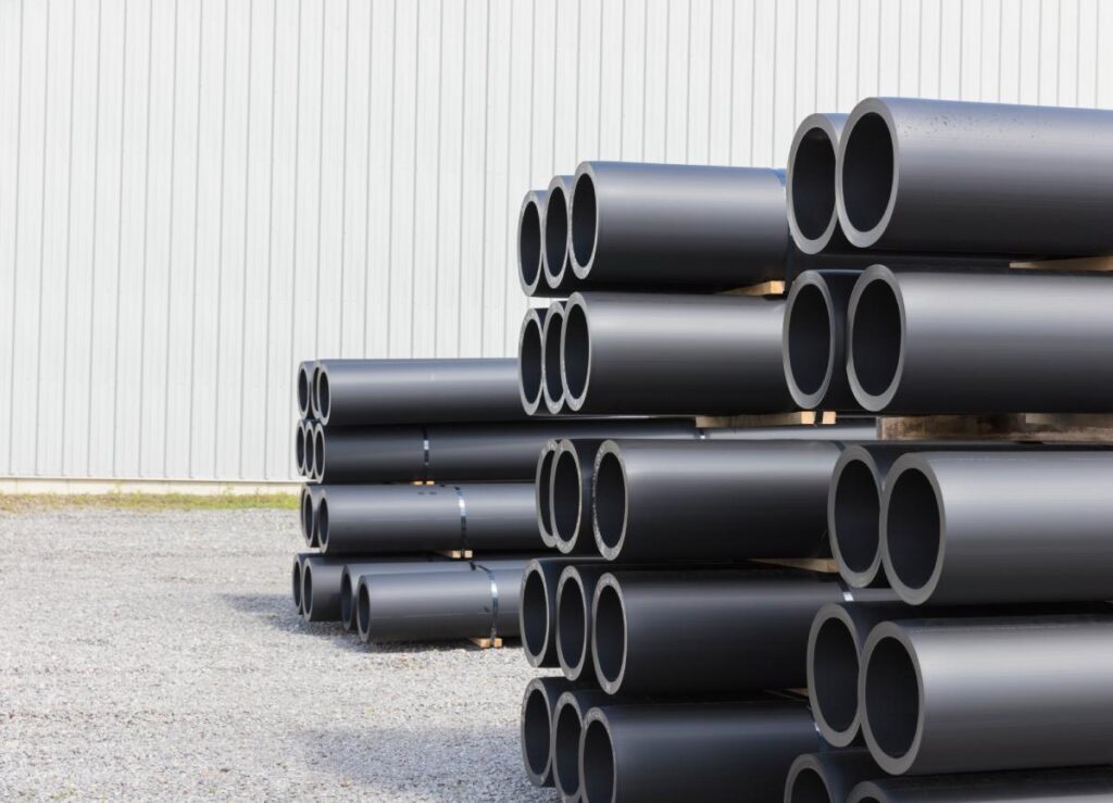 stacked hdpe pipes Coastal Resources Group