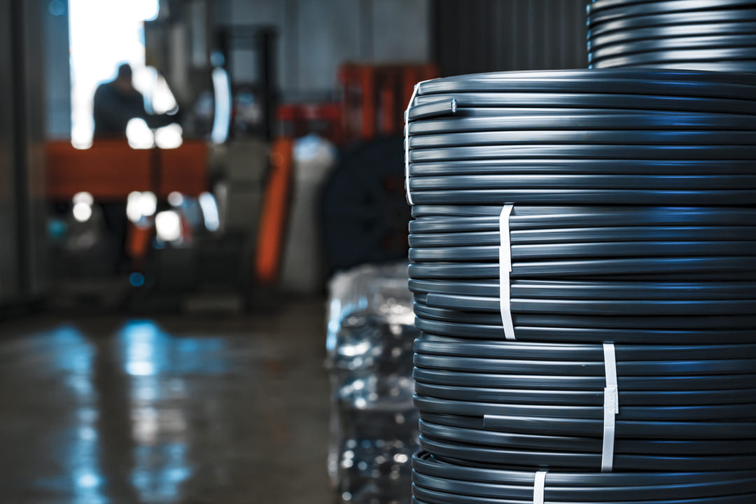 HDPE DR 19 pipes used in utility and infrastructure construction