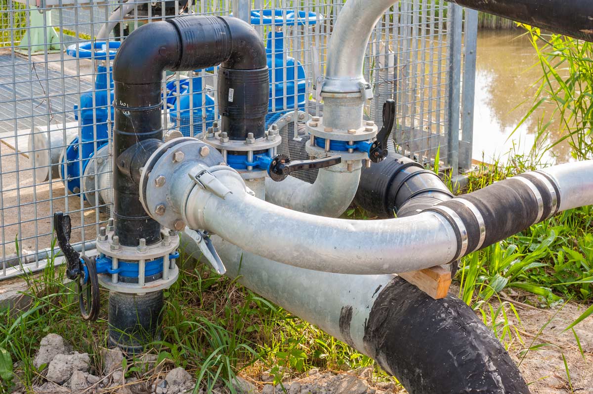 water and wastewater piping system